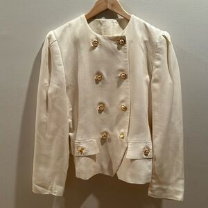 Vintage Albert Nipon Cream Jacket 6